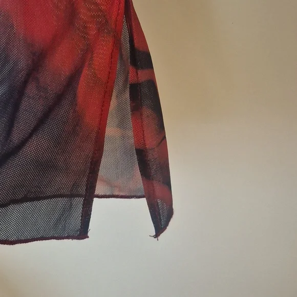 Runaway The Label Jordi Mini Dress in Giovana Red Rose Print - Size XL (10) - Picture 8 of 12